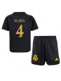 Real Madrid David Alaba #4 Alternativní dres pro děti 2023-24 Krátký Rukáv (+ trenýrky)